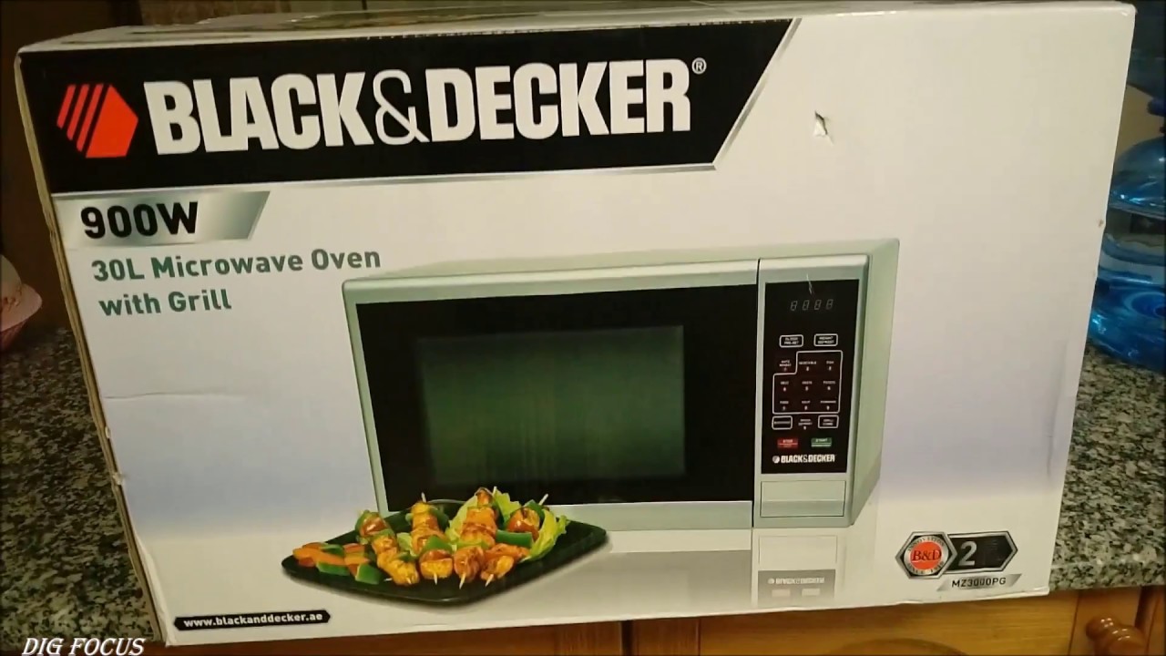 Black and decker microwave mz3000pg