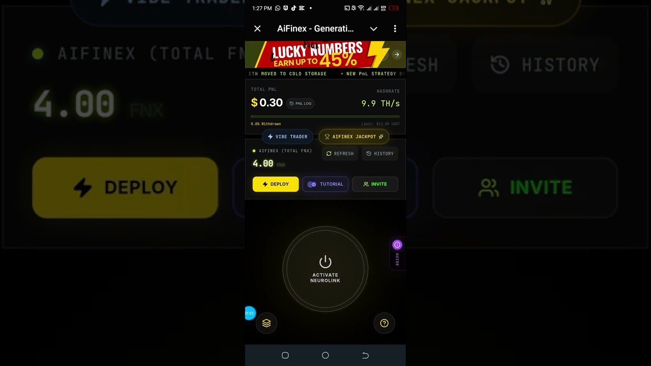 Aifinex decentralized CRYPTO TRADING BOT 