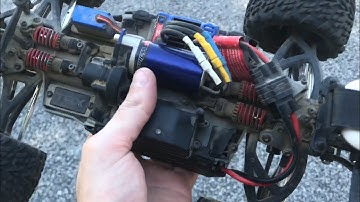 Traxxas 1/16 E-Revo - Top Speed On 3S LIPO - Stock Gearing Then HIGHSPEED GEARING!!