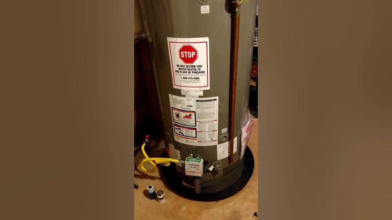 Rheem Power Vent Operation - YouTube