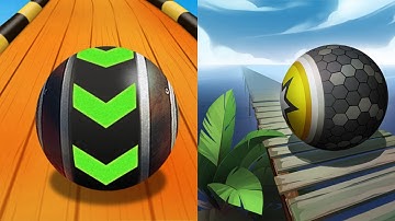 Sky Rolling Balls VS Rollance Adventure Balls - All Levels SpeedRun Gameplay Ep 1