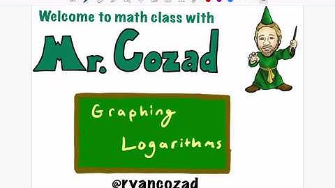 Graphing Logarithms without a calculator