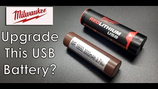Milwaukee Red Lithium USB Battery Repair and Upgrade to 3.0Ah