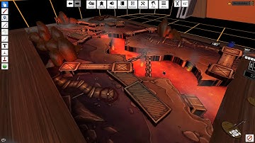 Tabletop Simulator Battlemap - Tomb of the Red King