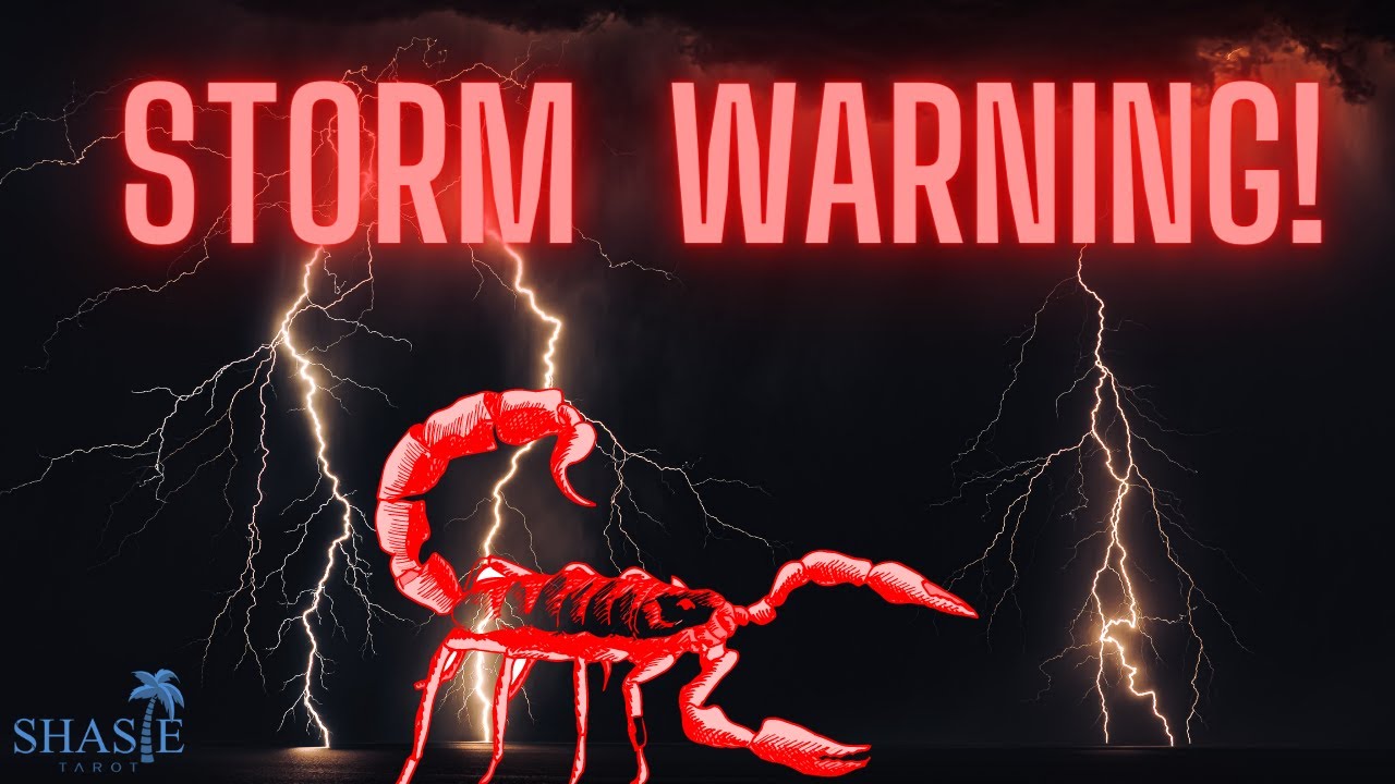 Scorpio ♏️ YOU have NO IDEA WHAT’S BREWING!  STORM ☔️ warning ⚠️! Tarot love reading 💗 October 2022