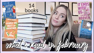 february reading wrap up! all the 14 books I read last month by Alliy Scott 3,128 views 2 years ago 18 minutes
