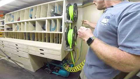 The Power and Air rig for The Smart Woodshop.