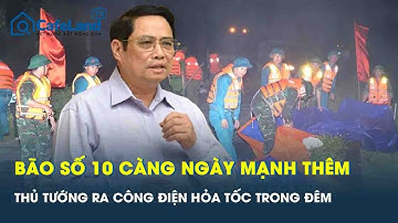 Bão số 10 Bualoi “càng vào gần bờ càng mạnh”, Thủ tướng ra công điện hỏa tốc trong đêm | CafeLand