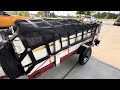 Harbor Freight Folding trailer 30k miles review.