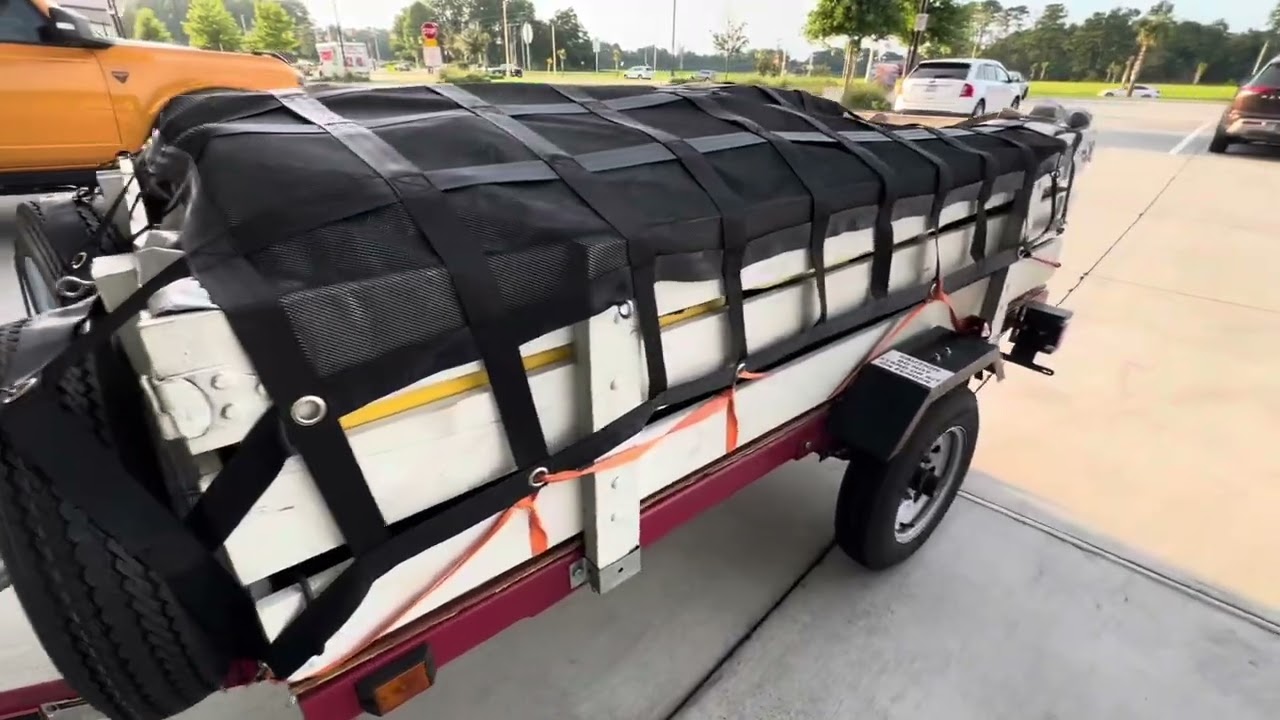 Harbor Freight Folding trailer 30k miles review.