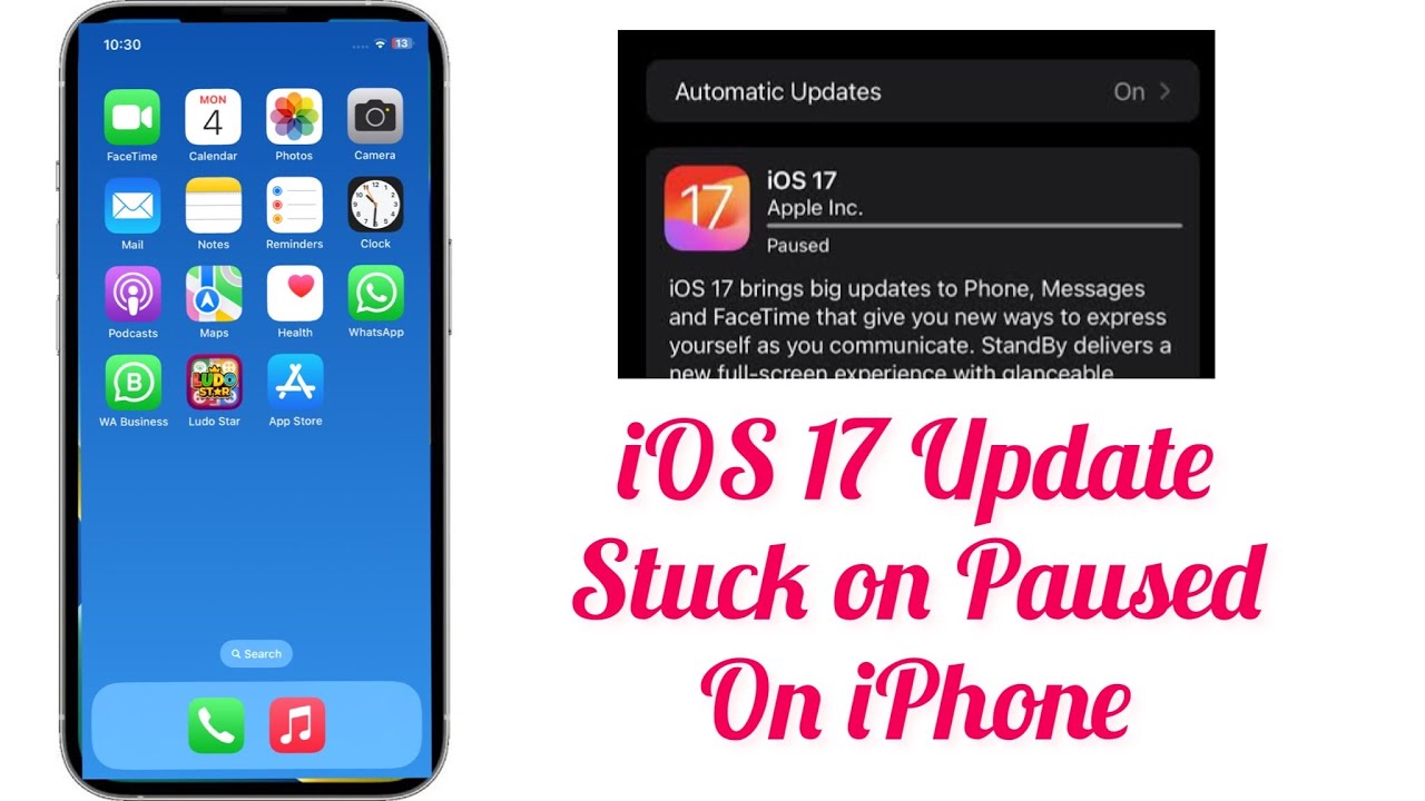 How To Fix IOS 17 Update Stuck On Paused On Iphone YouTube How To Fix IOS 17 Update Stuck On Paused On Iphone YouTube