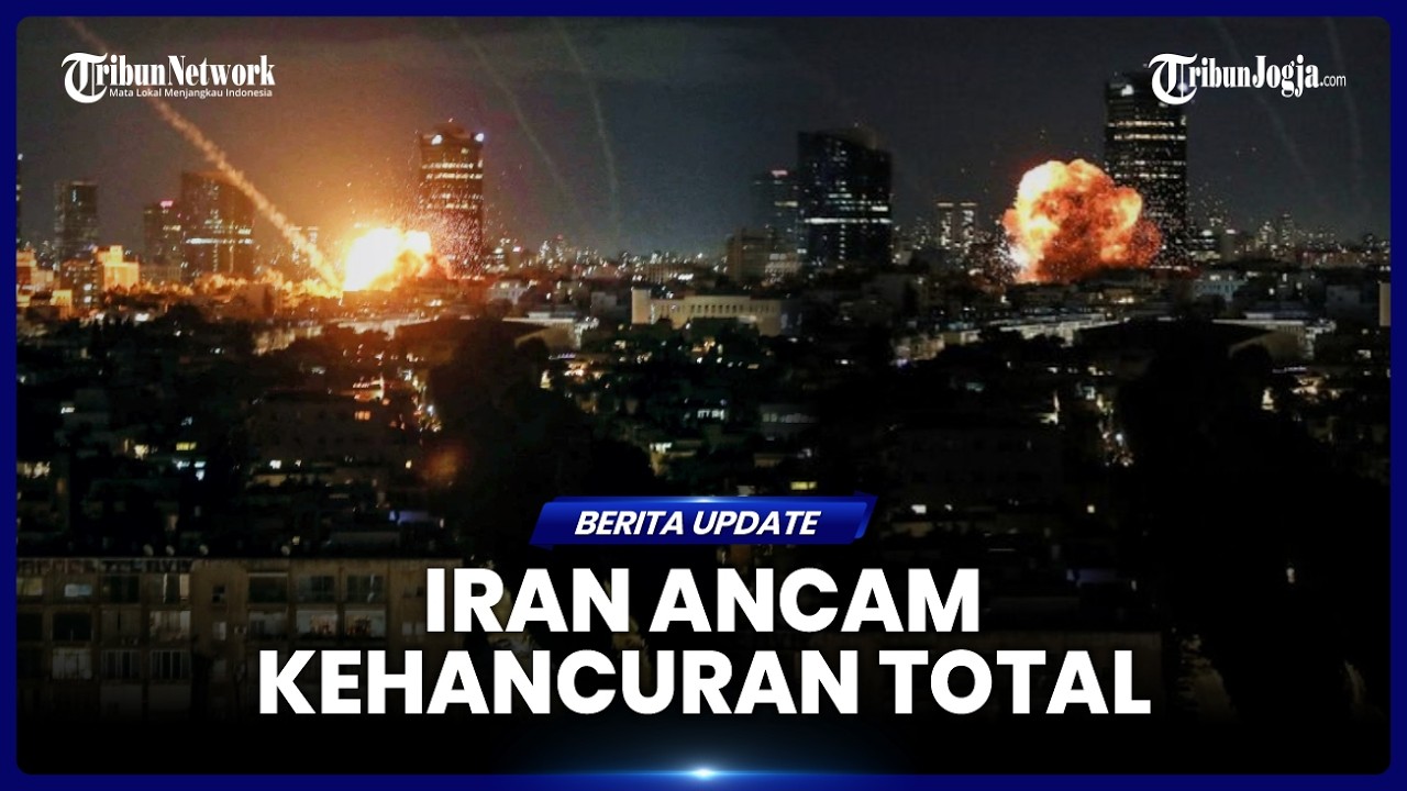 GELOMBANG SERANGAN RUDAL HANTAM TEL AVIV, IRAN ANCAM KEHANCURAN TOTAL