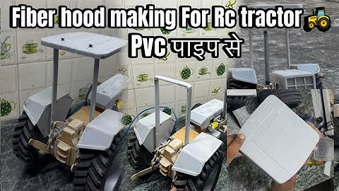 how to make rc tractor only using pvc pipe and bo dc motor | Rc tractor kaise banaen