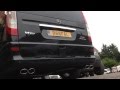 Mercedes Vito 3.2V6 Supercharger AMG 400BHP custom stainless steel exhaust sound .