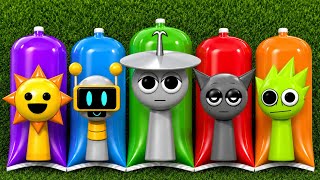 Sprunki 1-2-3-4-5 All Sprunki Full Collection: Pinki, Fun bot, Firenom, cccc cccc cccc song lyrics