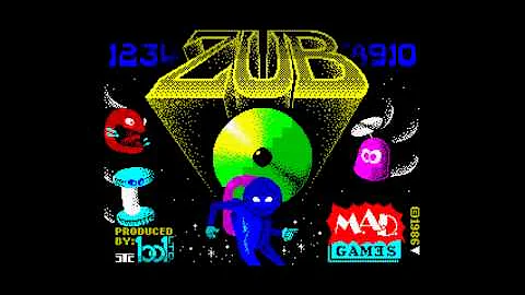 "Zub" in-game music, ZX Spectrum 128k