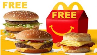 How To Get Free Food At Mc Donalds