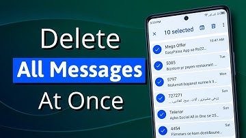 How To Delete All Text Messages From Mobile At One Click | Delete All Sms In Single Click In Android