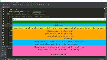 สอน Python 3 GUI: การสร้าง tkinter Label widget