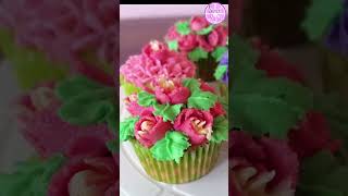 රසම රස කප් කේක් cup cake icing Design Ideas shortscake ideas