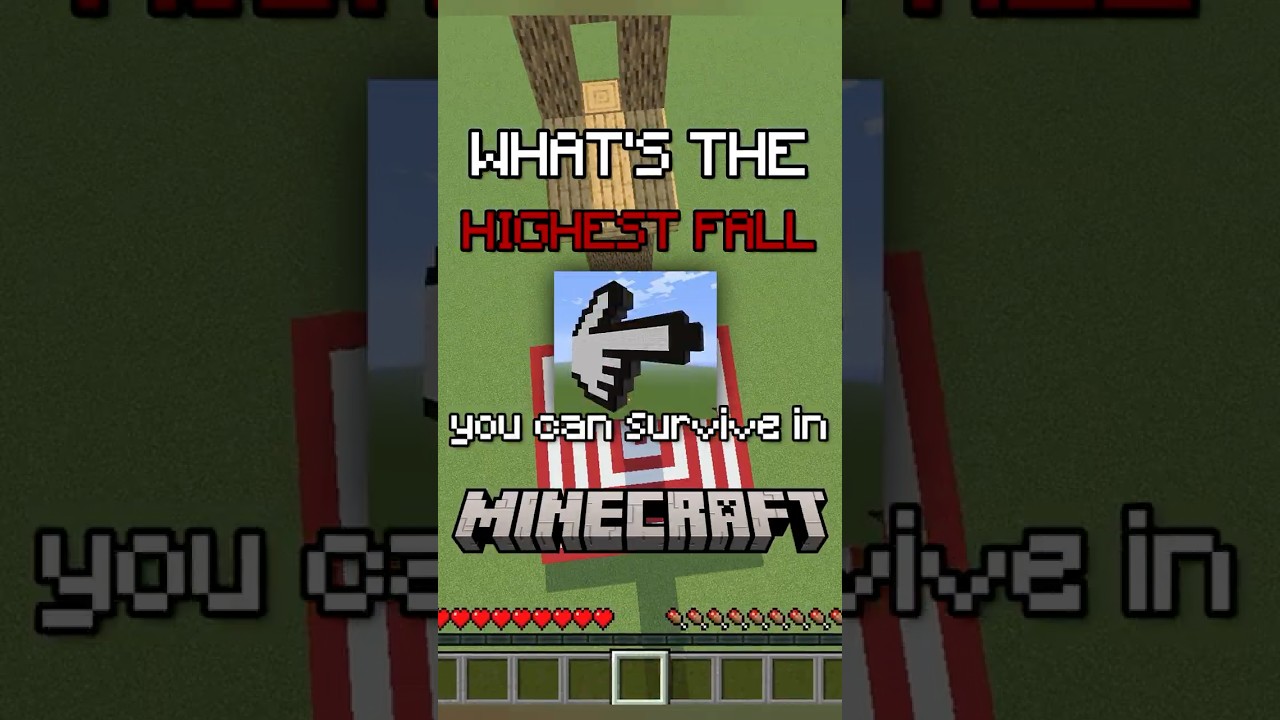 What's the Highest Fall You Can Survive in Minecraft?