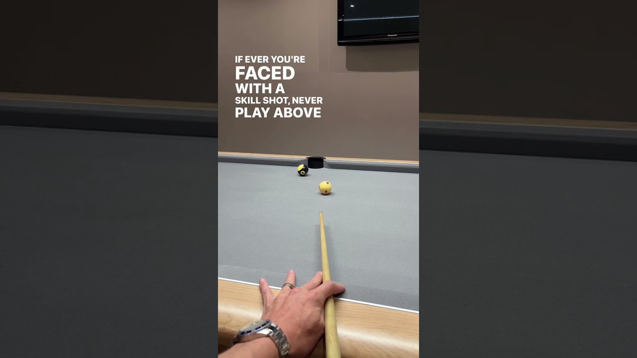Pool Tutorial How To Play A Skillshot In Greg Batten Billiards Lesson