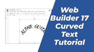 How to use the Curved Text Tool in WYSIWYG Web Builder