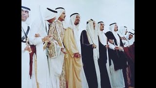 عرضة الملك فيصل بن عبدالعزيز وولي عهده آنذاك الأمير خالد بن عبدالعزيز رحمهم الله#العرضة_النجدية