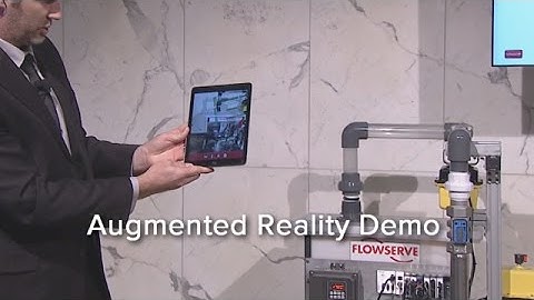 Augmented Reality Demo: NI InsightCM™,  PTC ThingWorx,  a Flowserve pump,  and the OSIsoft PI System