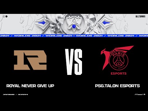 RNG vs. PSG | Worlds Group Stage Day 1 | Royal Never Give Up vs. PSG Talon (2021)