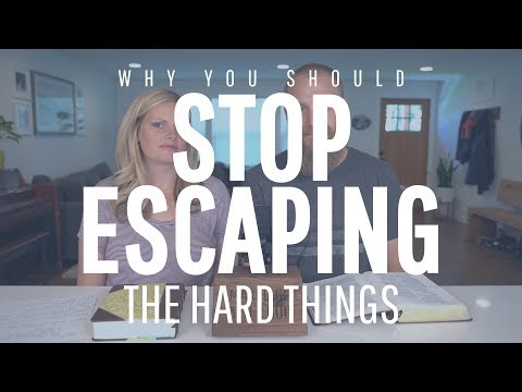 Stop Escaping The Hard Things In Your Marriage