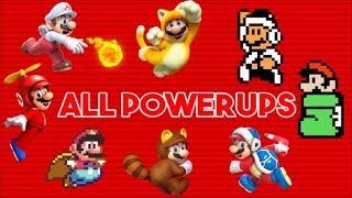Super Mario All Powerups