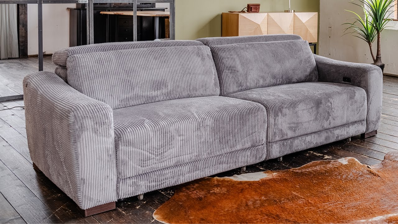 KAWOLA | 3-Sitzer KIANA | Funktionssofa aus Cord