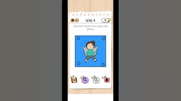 Brain Test 2 Fitness with Cindy level 9 walkthrough Solution She must stretch her body with pilates.