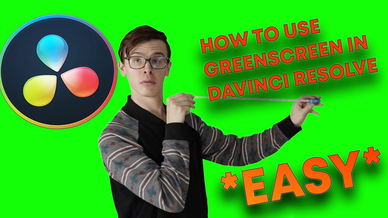 How to Use Green Screen In Davinci Resolve *EASY* - YouTube