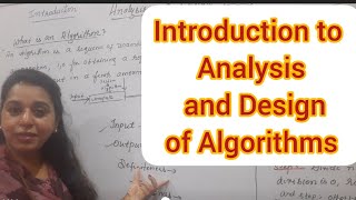 Lec01: Introduction to Analysis and Design of Algorithms