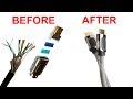 How to assemble a HDMI cable