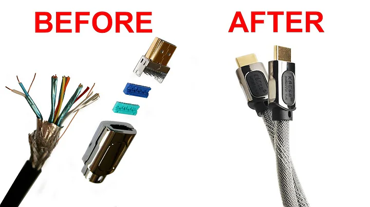 How to assemble a HDMI cable