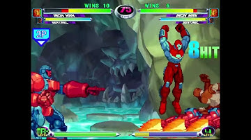 MvC2: Kest - Iron Man/Sentinel 280% Sequence (1-player Mode for 63 sec) .:10.15.22:.