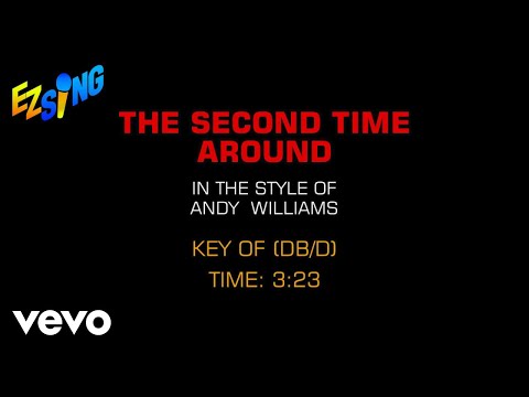 Andy Williams - Second Time Around (The Second Time Around) (Karaoke)
