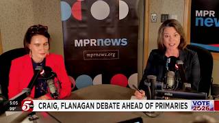 Craig, Flanagan tangle over fraud, ICE in final 1-on-1 debate