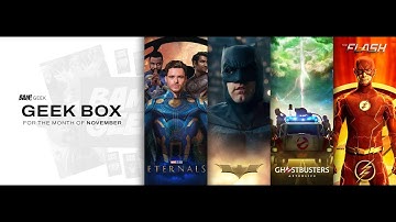 Unboxing the November 2021 Bam! Geek Box with Details and Trivia