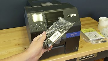 IPSi Print Lab - Epson ColorWorks C6000P: Unboxing And Quick Setup