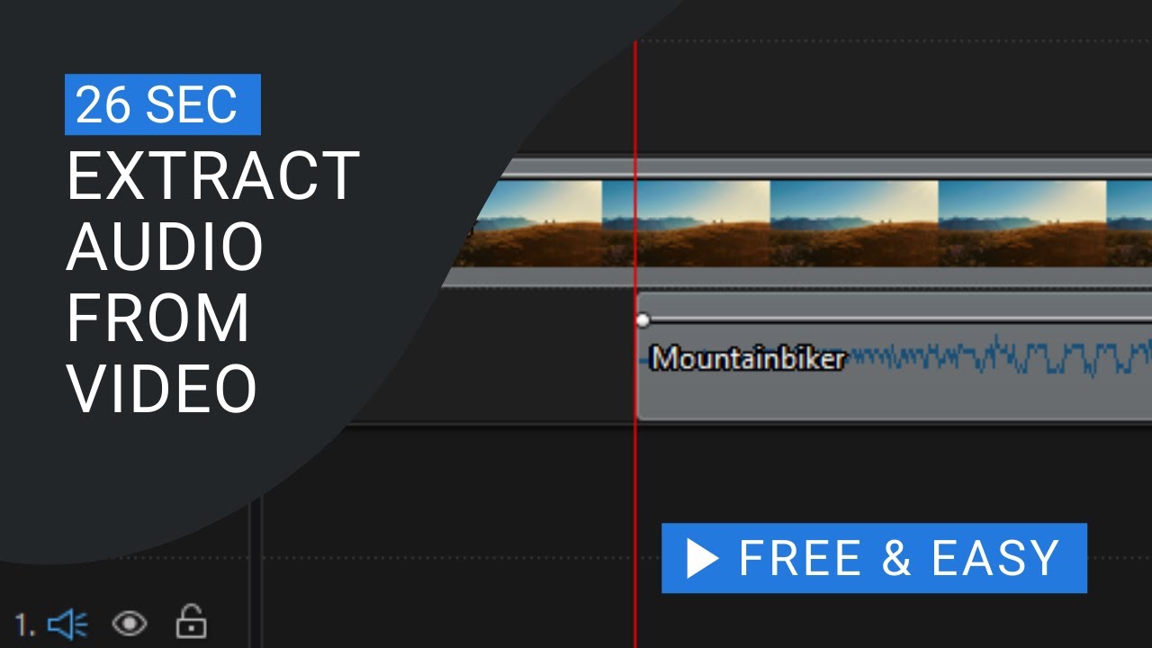 How To Extract Audio From Video in PowerDirector YouTube