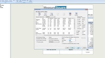 7. MeasureSquare tutorial - Quotation, work order and other forms