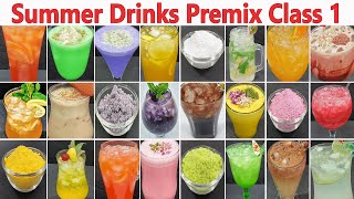 Summer Drinks Premix Class 1 | Manisha Bharani Kitchen