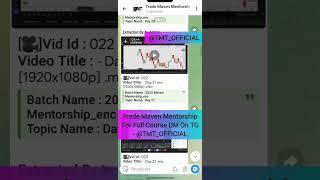 Trade Maven Mentorship 2025 ||Full Course Leaked 💥📉 || #trending #cryptocurrency #maven