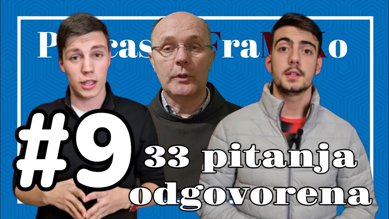 33 ODGOVORA: Pitali ste - fra Mario Knezović i voditelji Matej i Jozo su odgovaralI!