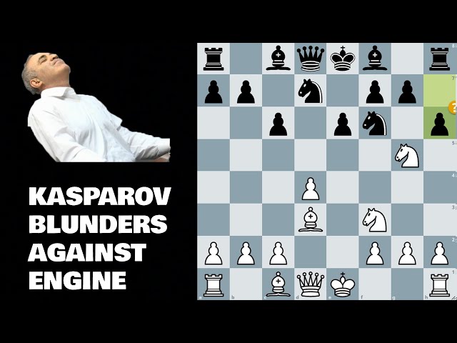 With engine help in Kasparov's footsteps