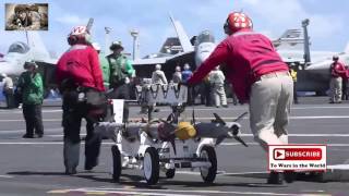 American Aircraft Carrier In Action • USS John C  Stennis